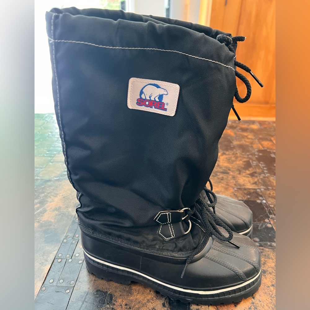 Sorel Black Snow Boots